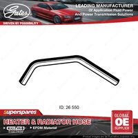 Gates Upper Radiator Curved Hose for Holden Barina MH MF G13BA 1.3L 1989-2000