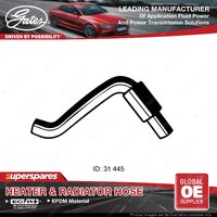 Gates Upper Radiator Hose for Volkswagen Golf MK II GU GX AGG 2E 1.8L 2.0L