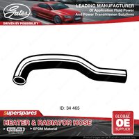 Gates Upper Radiator Hose for Mitsubishi Galant HJ 2.0L 11/1992-08/1996