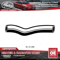 Gates Upper Radiator Hose for Holden Rodeo TFR17 TFS17 4ZE1 2.6L 88KW 1988-1998