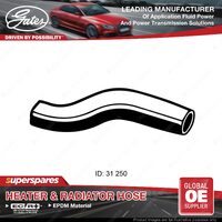 Gates Upper Radiator Hose for Holden Jackaroo UBS 2.6L 07/1988-03/1992
