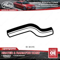 Gates Lower Radiator Hose for Holden Jackaroo UBS 2.6L 07/1988-03/1992