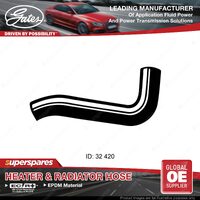 Gates Lower Radiator Curved Hose for Ford Courier PC G6 2.6L 92KW 90-96