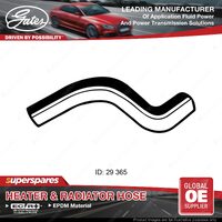 Gates Upper Radiator Curved Hose for Ford Laser KF KH 1.8L BP BPT 1990-1993