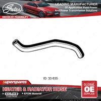 Gates Upper Radiator Hose for Mitsubishi Magna TE TF 4G64 2.4L 105KW 1996-1999
