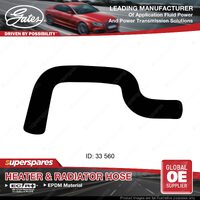 Gates Upper Radiator Hose for Mazda B-Serie Bravo UD 2.0L 06/1982-05/1985