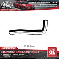 Gates Lower Radiator Hose for Ford Courier PD 2.5L 63KW 64KW 96-99