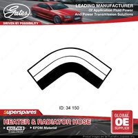 Gates Lower Radiator Hose for Nissan Navara D22 QD32 3.2L 76KW 1997-2001 Manual