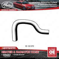 Gates Upper Radiator Hose for Toyota Landcruiser Prado RZJ90 RZJ95 2.7L