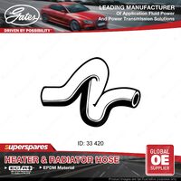 Gates Upper Radiator Hose for Holden Astra TR C16SE 1.6L 74KW 1995-1998