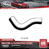 Gates Upper Radiator Hose Length 250mm for Daewoo Nubira J100 J154 J150 2.0L