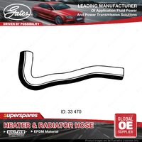 Gates Lower Radiator Hose for Mazda B-Serie Bravo UN UF G6 G6Y1 2.6L 2.5L