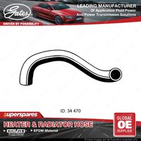 Gates Lower Radiator Hose for Toyota Corolla ZZE120 ZZE121 ZZE122 1.4L 1.6L 1.8L