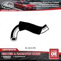 Gates Upper Radiator Hose for Ford Courier PH PG PE 2.5L 82KW 86KW