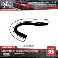 Gates Upper Radiator Hose for Nissan Navara D22 ZD30 3.0L 110KW 2001-2008