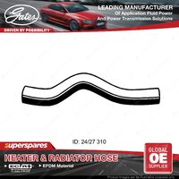 Gates Upper Radiator Curved Hose for Ford Fiesta WS 1.6L 01/2009-12/2010