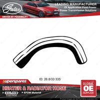 Gates Upper Radiator Curved Hose for Holden Cruze YG 1.5L 08/2002-06/2006