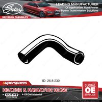 Gates Upper Radiator Hose for Suzuki Jimny SN SN413 M13A 1.3L 60KW 62KW 63KW