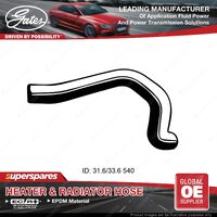 Gates Upper Radiator Curved Hose for Ford Ranger PX 2.5L 122KW 2011-2014