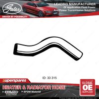 Gates Upper Radiator Hose for Mazda Rx-8 SE17 13B-MSP 1.3L From engine
