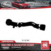 Gates Upper Radiator Hose Length 240mm for BMW 3 Series E46 323i 1998-2006