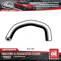 Gates Heater Hose for Toyota Camry SV20 SV20R 1.8L 1S Eng to TB 1987-89