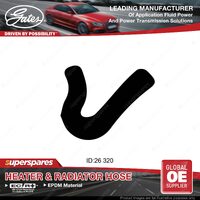 Gates Upper Radiator Hose for Nissan Datsun 1000 B10 1.0L A10 1967-1970