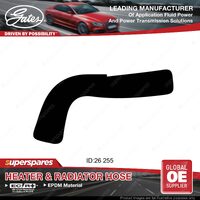 Gates Lower Radiator Hose for Nissan Datsun 1200 B110 1.2L A12 Rear W/Heater