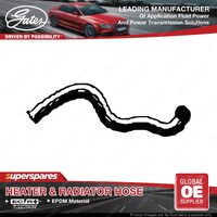 Gates Upper Radiator Hose for Daihatsu Charade G10 1.0L CB 1978-84