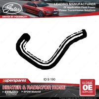 Gates Heater Hose Bypass Hose for Ford Courier PE 2.6L G6 SOHC EFI 1999-2002