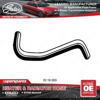 Gates Heater Hose for Mazda Eunos 3 BK 2.3L L3 2004-2009 Length 680mm