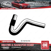 Gates Heater Hose Length 380mm for Toyota Hilux VZN167R 3.4L DOHC 5VZFE 02-05