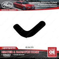 Gates Upper Radiator Hose for Singer Vogue MK II III 1.8L 1963-1967