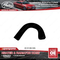 Gates Upper Radiator Hose for Ford Cortina MK I MK II 1.2L 1.3L 1.5L 335mm