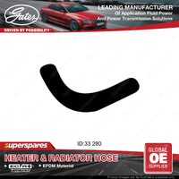 Gates Lower Radiator Hose for Mazda Eunos 1000 LA 1.0L PB 1967-69