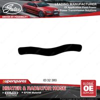 Gates Upper Radiator Hose for Toyota Crown MS65 2.6L 4M 6 Cyl SOHC 1971-1974