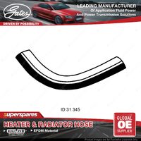 Gates Upper Radiator Hose for Toyota Stout RK110 2.0L 5R 1968-1979 Length 345mm
