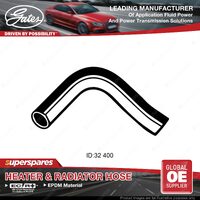 Gates Upper Radiator Hose for Toyota Hilux RN25 1.6L 12R 4 Cyl 1975-1978