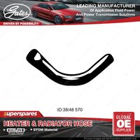 Gates Upper Radiator Hose for Bedford E Series K 4.1L 4.9L 1970-1979
