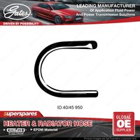 Gates Upper Radiator Hose for Mitsubishi Canter FE 3.3L 4D30 1978-88