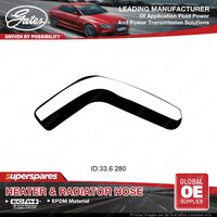 Gates Upper Radiator Hose for Nissan Datsun Laurel C33 Bent 2.8L RD28 1989-93