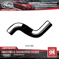 Gates Upper Radiator Hose for Toyota Starlet EP81 1.3L 2EL 52KW 1989-On