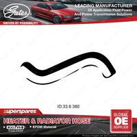 Gates Lower Radiator Hose Length 380mm for Mazda Familia BG7P 1.7L 1985-1994