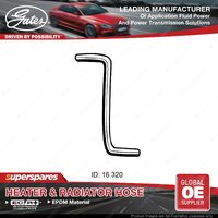 Gates Heater Hose for Ford Festiva WB WD 1.3L 1.6L 320mm 1994-1998