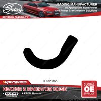 Gates Radiator Curved Hose Length 365mm for Hillman Hunter B053 H4770Z 1.7L