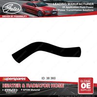 Gates Radiator Hose Length 360mm for Chrysler Valiant VC VE VF VG 4.5 5.2L