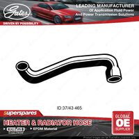 Gates Radiator Hose Length 460mm for Toyota Landcruiser HJ45 3.6L 1975-On