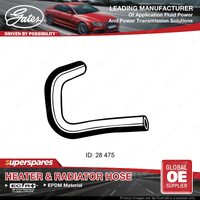 Gates Radiator Hose for Mazda 323 Astina BG BP Familia BG 1.8L 1989-1994