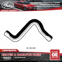 Gates Radiator Hose for Volkswagen Caddy 9K9 1.6L 55KW 345mm 1995-1997