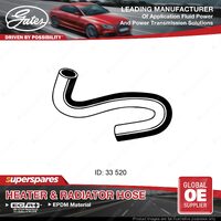 Gates Radiator Hose Length 520mm for Holden Astra TS 1.8L X18XE1 Z18XE 1998-2004